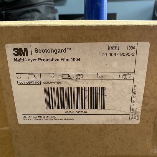 3M Scotchgard Case 1004 Multi-Layer Protective film, approx. 34 in x 4.5 in