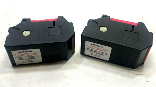 T1000 Optimail Francotyp Postalia Postage Meter Fluorescent Red Ribbon Cassettes