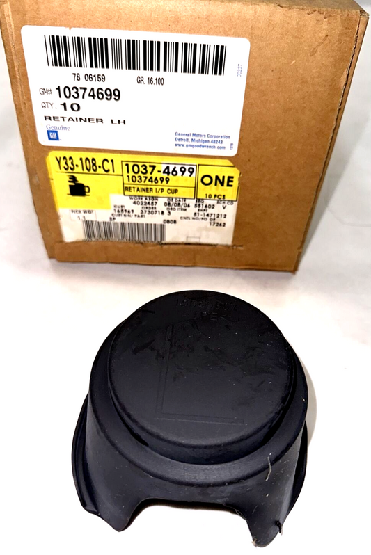 New OEM Genuine GM Driver Side Instrument Panel Cup Holder Cup Retainer 10374699