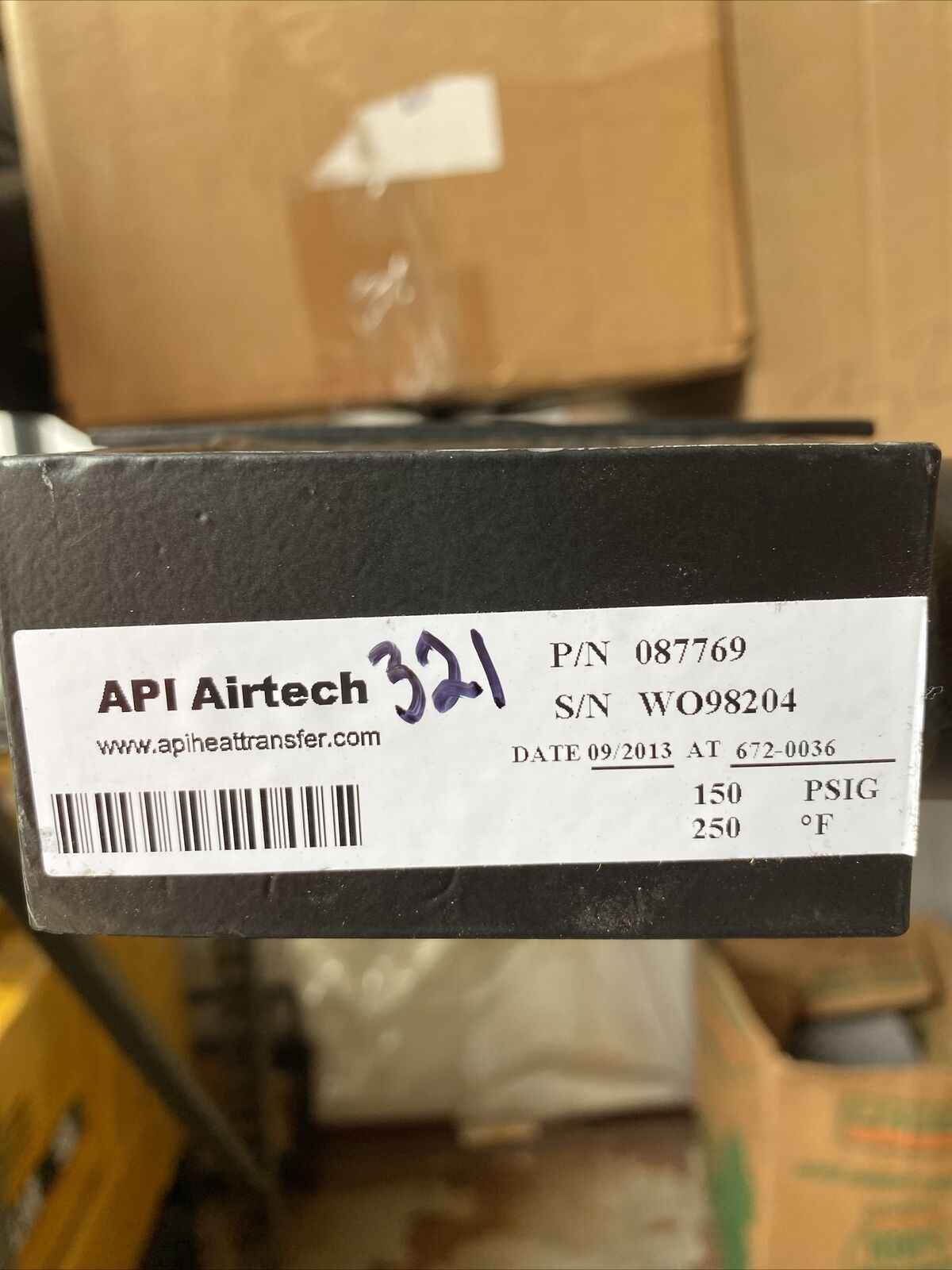 API Airtech New Flyer Transmission Oil Cooler Hydraulic LF 087769 6326876