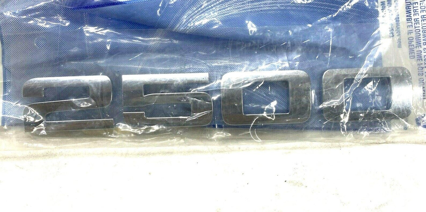 New OEM GM Chevy Silverado "2500" Emblem Front Door Badge Name Plate 15117741