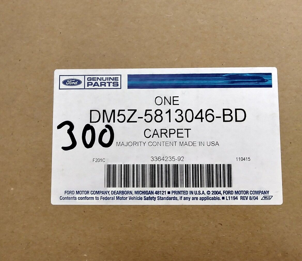 Ford C-Max Floor Mat Rear Cargo Trunk Panel OEM New 2013-2018 DM5Z5813046DC
