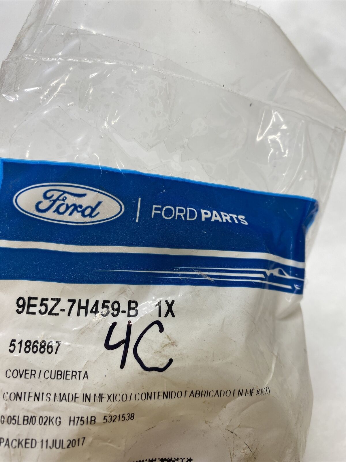 Genuine Ford Cover - Dust 9E5Z-7H459-B