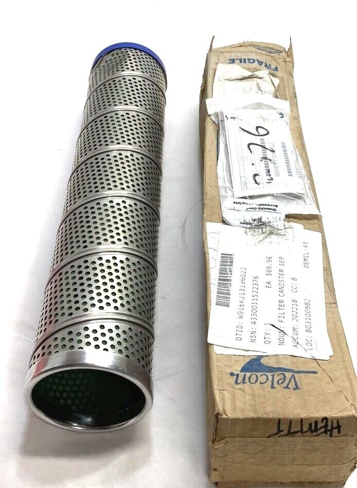 New OEM Velcon Filter Cannister 4330011522376
