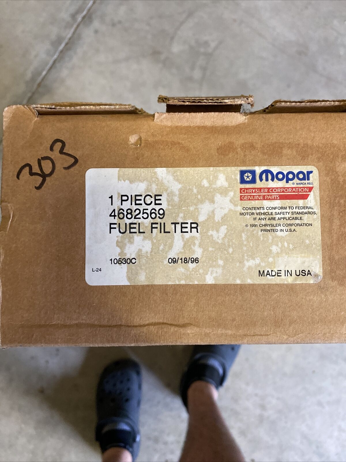 New OEM Mopar Fuel Filter 4682569
