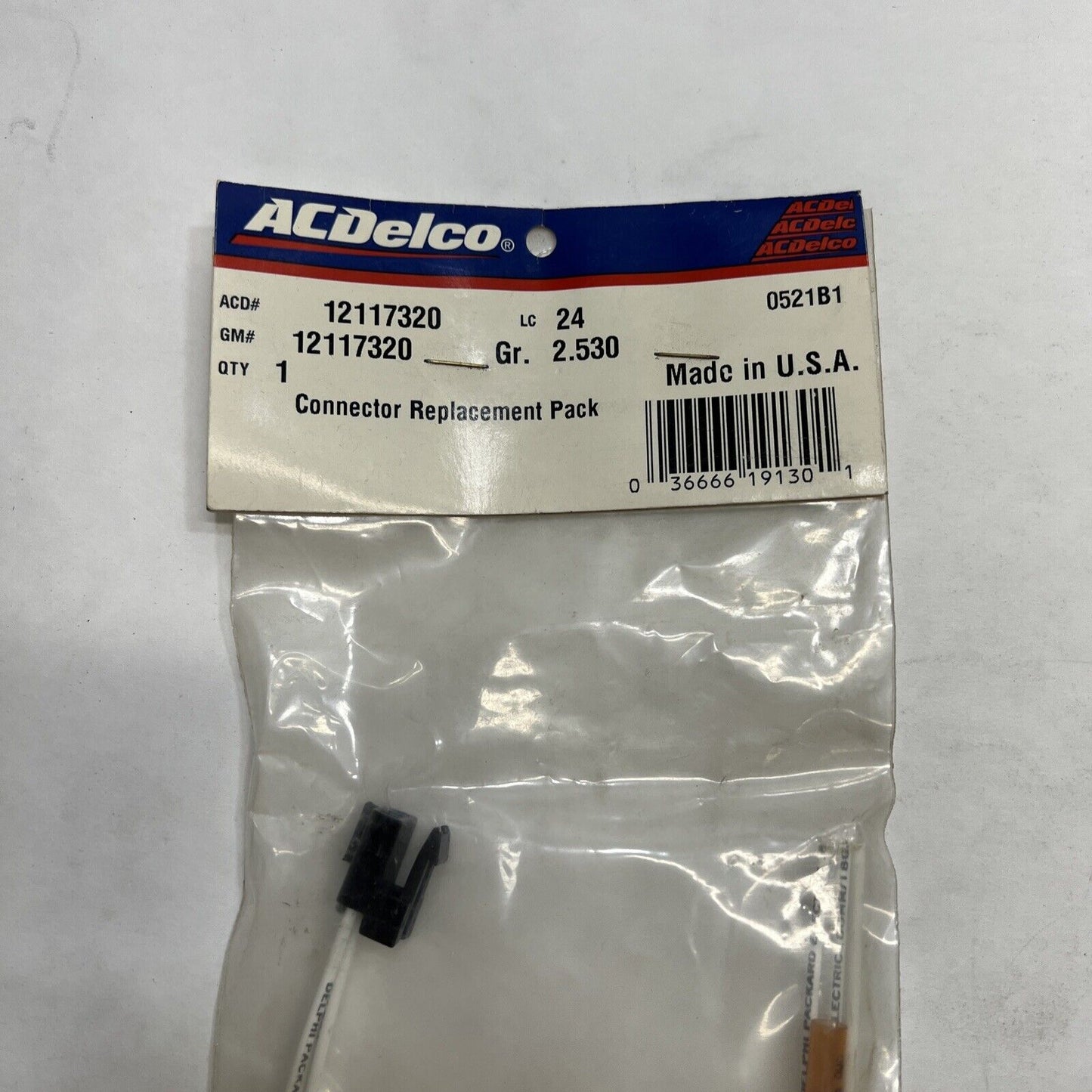 New OEM Acdelco Body Wire Harness Connector Pigtail 12117320 ACDELCO PT1490